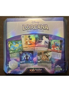 Disney Lorcana Trading Card Game Collector's Edition - Purple Holographic Box